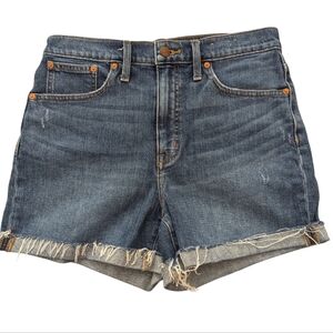 MADEWELL High-Rise Denim Shorts‎ Size 28